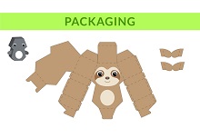 çocuklar için hazır hayvan model maketi şablonu, paper craft model animals